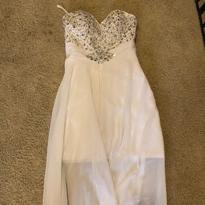 macys white gowns
